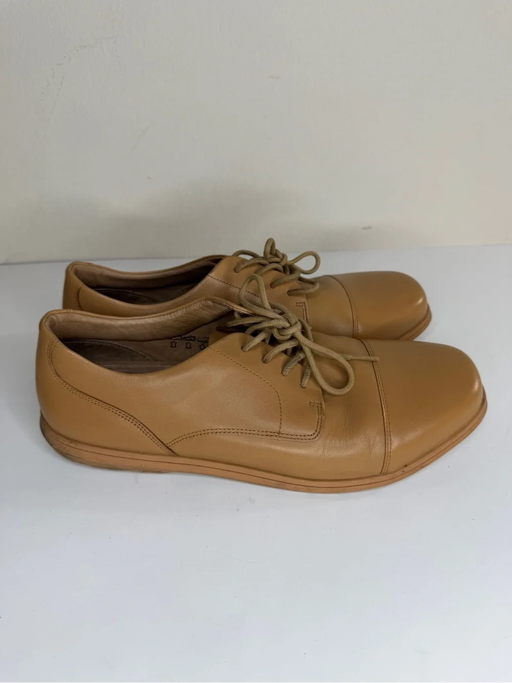 Birchbury Brenston Derby Mens Size 11 Brown Leather Barefoot Oxfords Dress Shoes